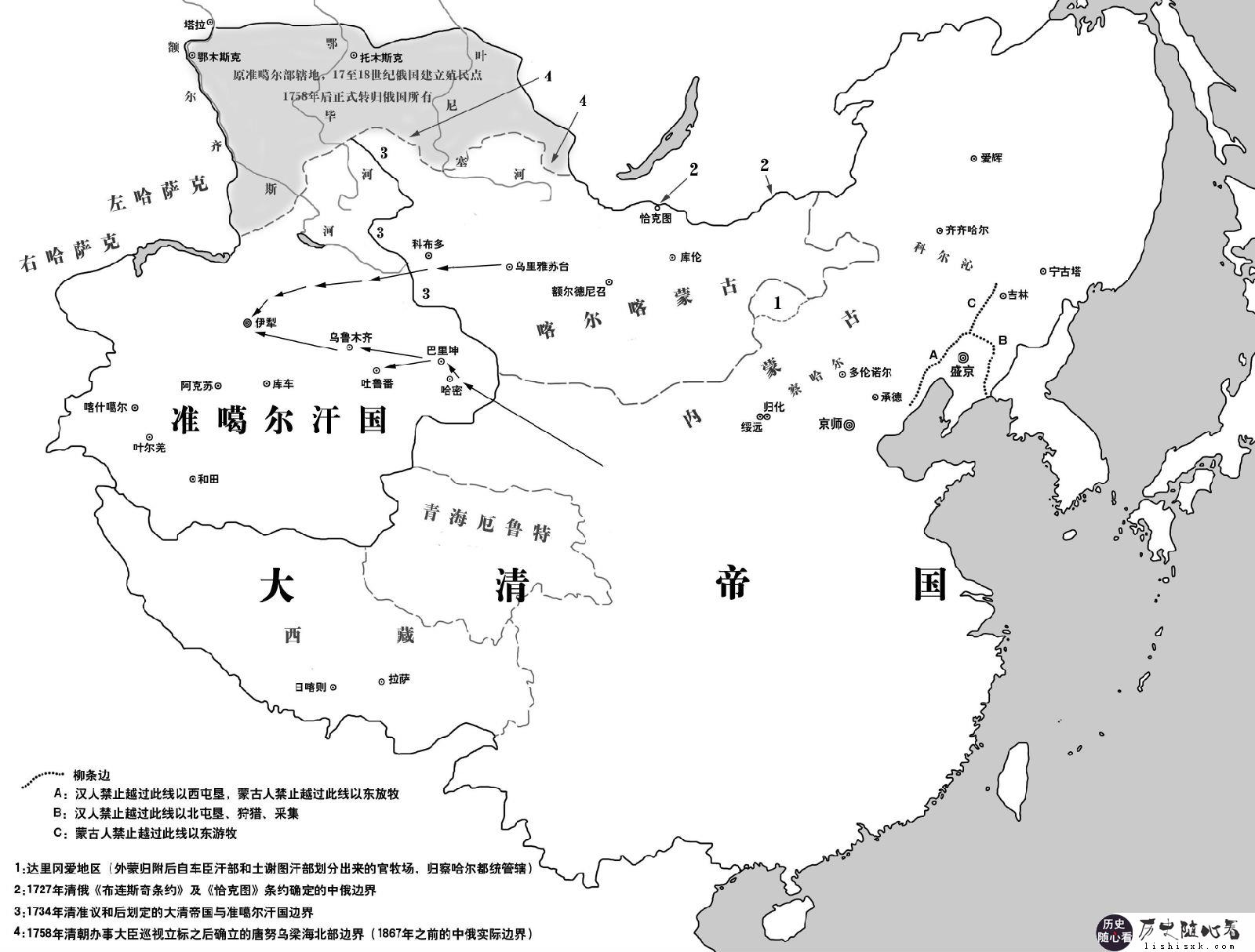 清朝对中国的疆域影响有多大？100年间，将国土面积翻了一番