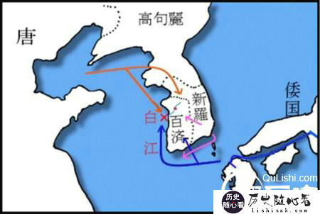 白江口水战：日本决定学习中国体制的最关键一役_白江口