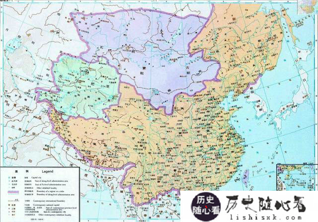 明朝地图：明朝的疆域扩张图