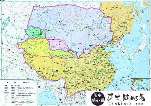 明朝地图：明朝的疆域扩张图