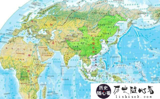 明朝地图：明朝的疆域扩张图