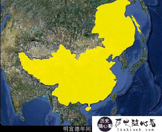 明朝地图：明朝的疆域扩张图