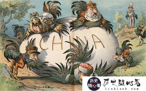 瓜分中国狂潮图片