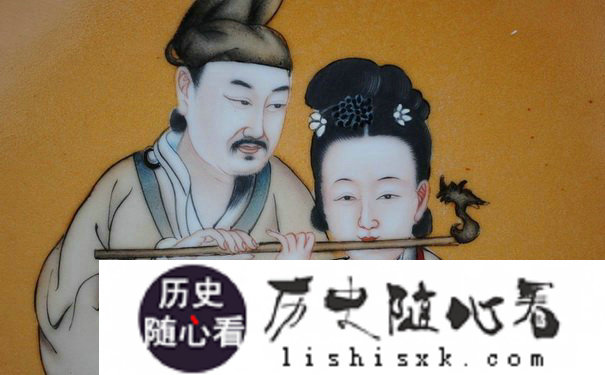 唐玄宗与杨玉环画像 唐玄宗与杨玉环画像