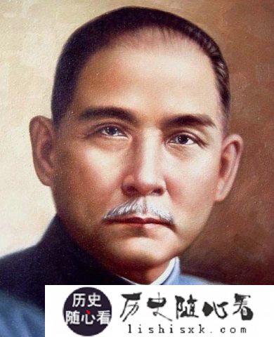 护法运动的首领孙中山画像