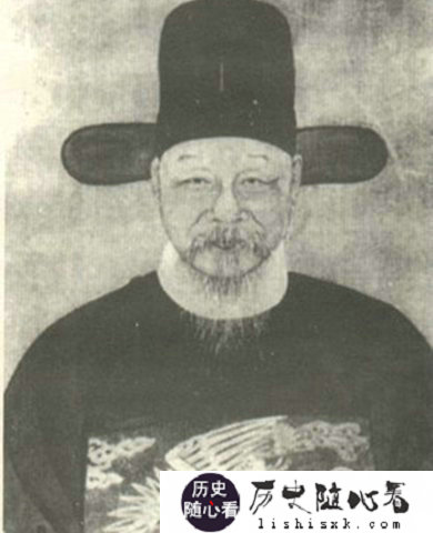 东林党争领袖顾宪成画像