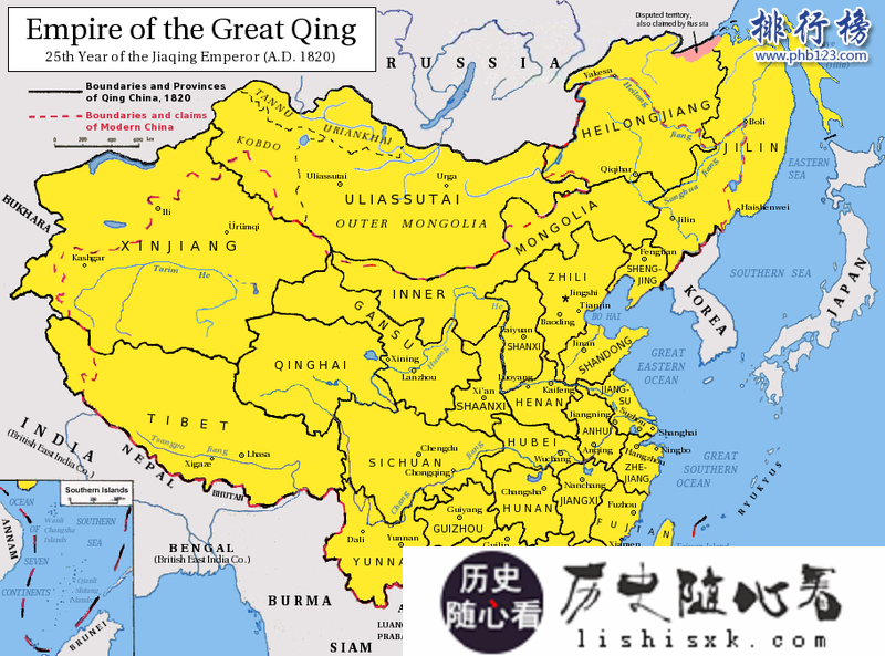古代世界十大帝国：蒙古帝国仅第四，清朝GDP占全球32.9%