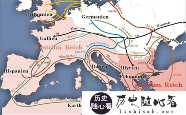 欧洲民族大迁徙图片