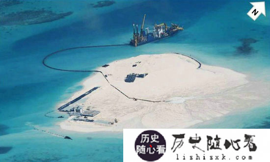 菲称中国在南海五岛礁填海扩岛 驻军全副武装_南海问题