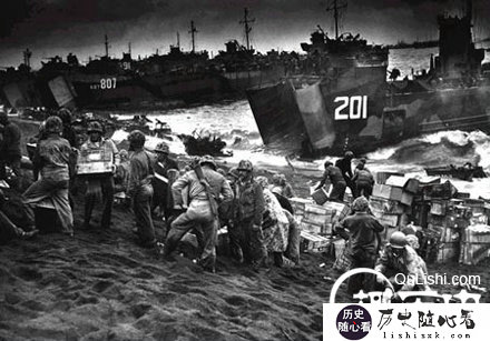 硫磺岛之战美军对日情报失误评估 伤亡惨重_二战
