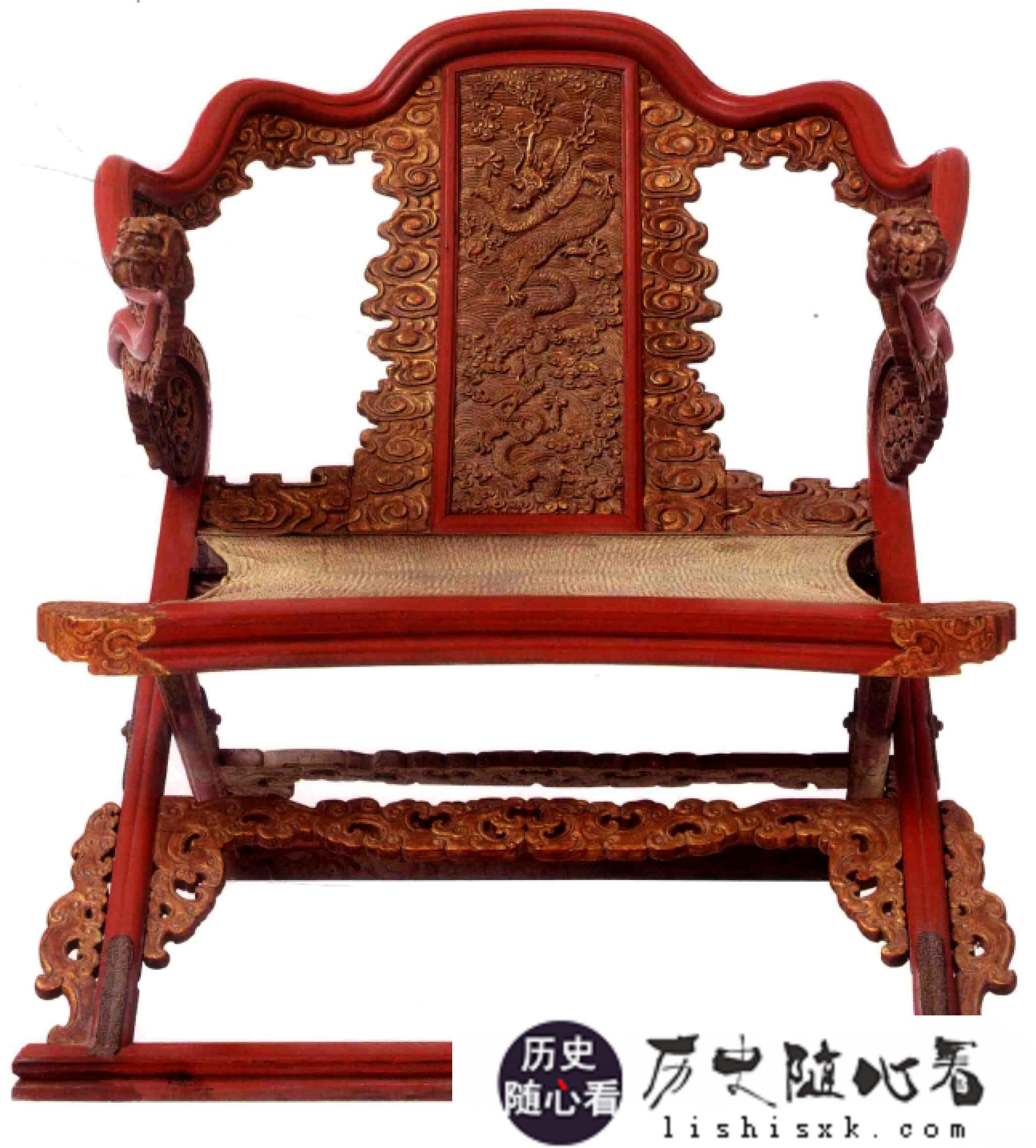 故宫彩绘家具，古代的胡床，宋代的太师椅，清朝皇帝的交椅_太师椅