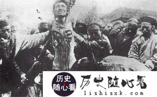 陈玉成凌迟照片