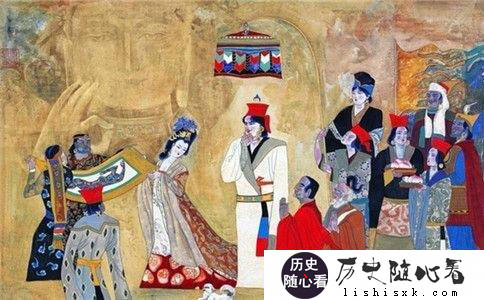 金城公主入藏图