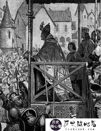 罗马教皇乌尔班二世宣布发起十字军东征
