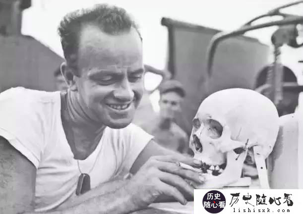 美军在<a href=http://lishisxk.com/tags-etagid771-0.html target=_blank class=infotextkey>二战</a>时期真的会把日军头颅处理后带回国做艺术品吗？你怎么看？