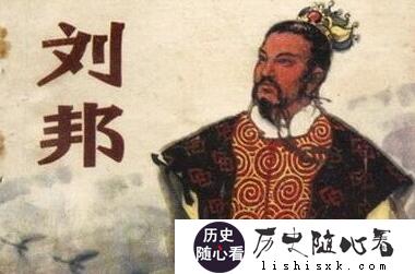 在楚汉战争时期，有一次刘邦吃了败仗，项羽穷追不舍