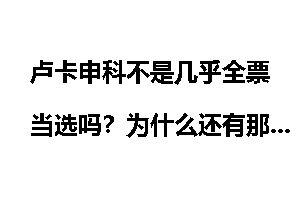 卢卡申科不是几乎全票当选吗？为什么还有那么多人上街反对？